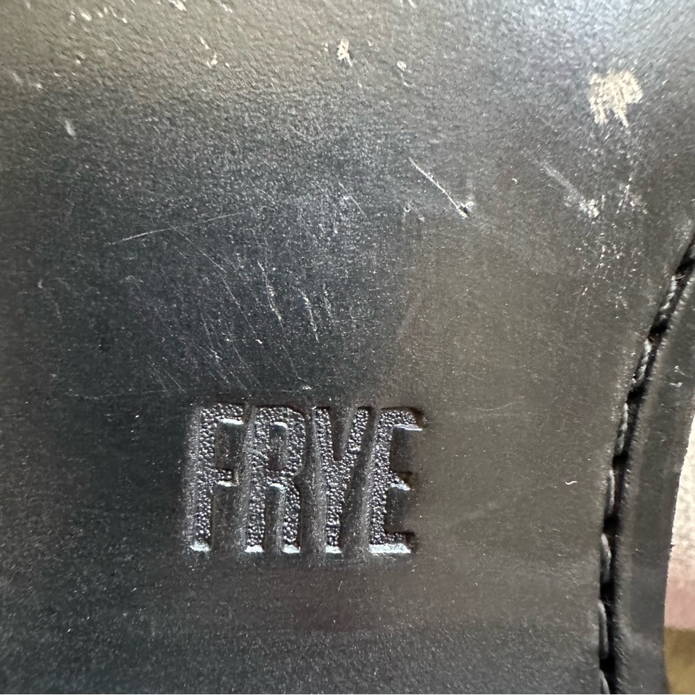 Frye Veronica Flex Harness Black Leather Moto Boots Size 6.5 - Picture 10 of 10